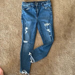 Abercrombie High Rise Ankle Skinny